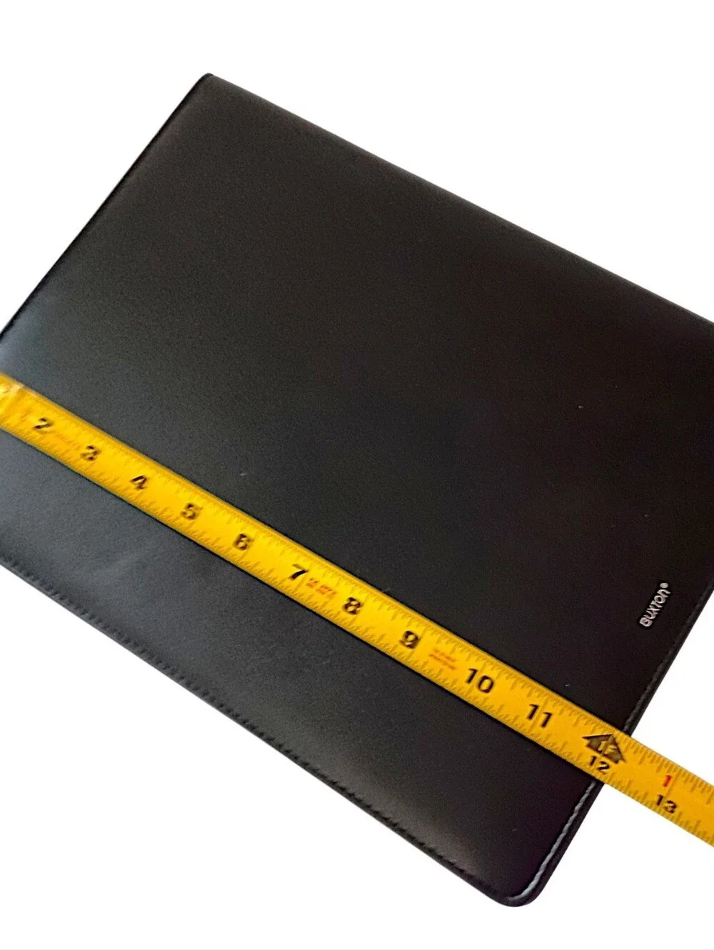 Buxton‎ Leather Padfolio Portfolio Folder Organizer Refillable Notepad Black